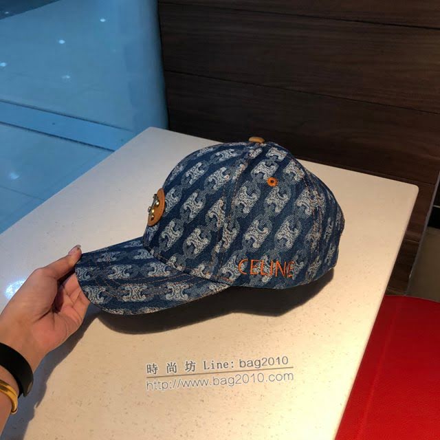 Chanel男女同款帽子 香奈兒做舊牛仔棒球帽鴨舌帽  mm1468